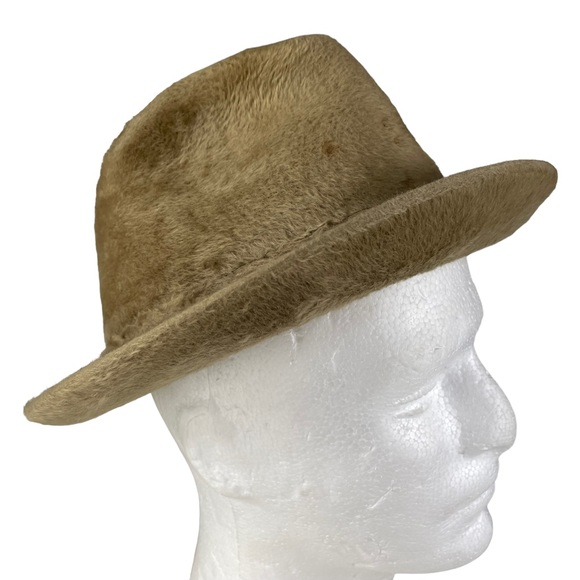 Stetson Imperial Caribou Fur Custom Vintage Handmade Real Fur Stetson Cowboy Hat - Picture 12 of 16